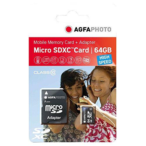 AgfaPhoto Mobile microSDXC 64GB Speicherkarte neu von AgfaPhoto