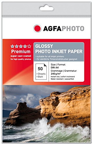 AgfaPhoto Photo Papier, A4, 240 gram, 50 Blatt von AgfaPhoto