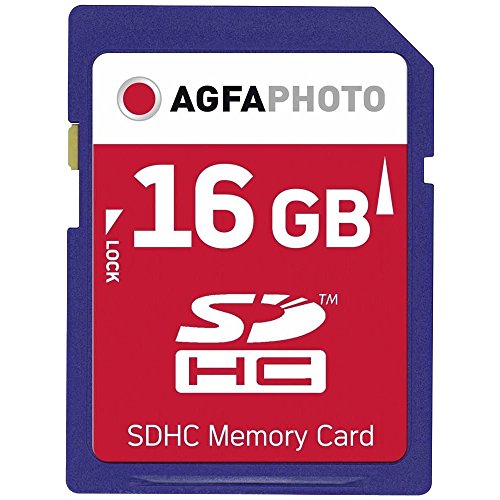 AgfaPhoto SDHC-Flash-Speicherkarte - 10408-16GB Kapazität - Blau von AgfaPhoto