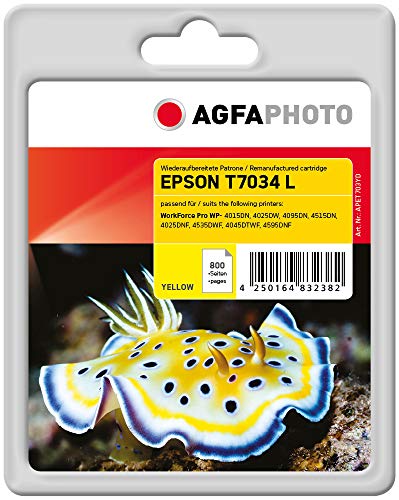 AgfaPhoto APET703YD nachgefüllt Tintenpatronen 1er Pack von AgfaPhoto