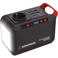 AgfaPhoto PPS100Pro Powerstation Li-Ion Schwarz, Rot ohne Laderegler von Agfaphoto