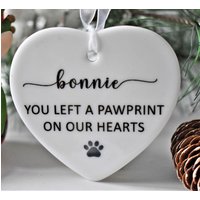Personalisierte Haustier-Denkmal-Hängende Verzierung. Haustier-Memorial-Geschenk. Katzen-Denkmal. Hunde-Denkmal. Haustier Verlust Geschenk von AgileCreationsLtd