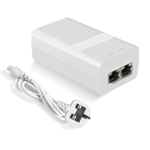 AgilePoElink Gigabit PoE Injector 24V 30W Passive Power Over Ethernet PoE Adapter Power Injector 10/100/1000Mbps for IP Camera,Wireless APs,Displays,POS,IoT AgilePoElink Gigabit PoE Injector 24V 30W Passive Power Over Ethernet PoE Adapter Power Injector 10/100/1000Mbps for IP Camera,Wireless APs,Displays,POS,IoT von AgilePoElink