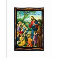 Jesus Segnet Die Kinder - -Gesù Benedic I Bambini-Kindersegnung Jesu-Niños Pequeños-Venham A Mim Wie Criancinhas von AgioErgo