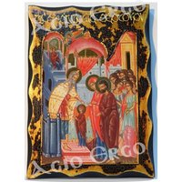 Präsentation Von Mary Wood Icon 24K Golden Leaf, Gealterte Plaque von AgioErgo