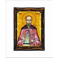 Cormac Mac Cuilennáin Ikone Auf Holz von AgioErgo