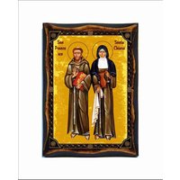 San Francesco Und Santa Chiara - Heiliger Franziskus Von Assisi D'assisi Heilige Klara von AgioErgo