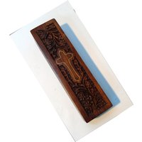 Handgeschnitztes Schmuckkästchen Aus Walnussholz Rustikale Ringtruhe Handgeschnitztes Schmuckkästchen Aus Walnussholz Rustikale Ringtruhe von AgioErgo