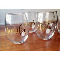 Personalisierter Aufkleber Für Weinglas/Weinglas Personalisierter Aufkleber Für Weinglas/Weinglas von Agitasworks