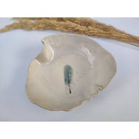 Keramik Feder Schüssel/Schale Natur Boho Handarbeit Keramik Feder Schüssel/Schale Natur Boho Handarbeit von Agiverde