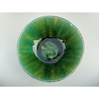 Keramik Schüssel Grün Boho Türkis von Agiverde