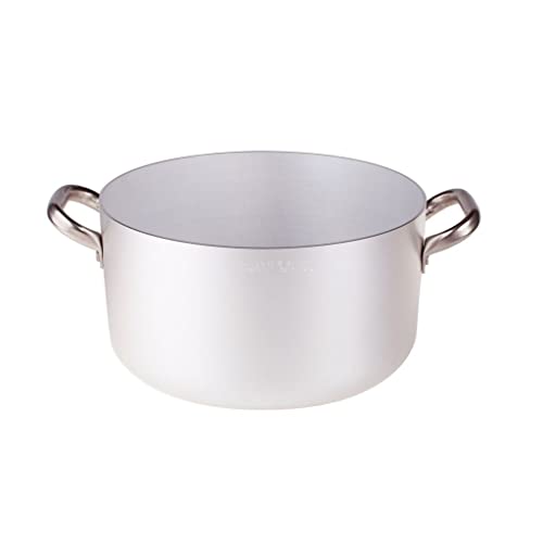Agnelli Auflaufform aus Aluminium mit 2 Edelstahlgriffen 40 cm von Baldassare Agnelli