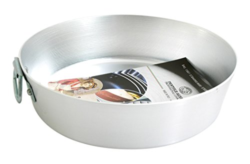 Pentole Agnelli Family Cooking Aluminium Konische Kuchenform mit Ring, Metall, Silber/schwarz, 20 cm von Pentole Agnelli