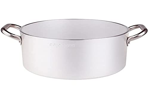 Baldassare Agnelli Linea Alluminio Professionale 5 mm Zylindrischer Kochtopf mit hohem Radiant, Aluminium, Silber/schwarz, 2.5 Litri Baldassare Agnelli Linea Alluminio Professionale 5 mm Zylindrischer Kochtopf mit hohem Radiant, Aluminium, Silber/schwarz, 2.5 Litri von Baldassare Agnelli
