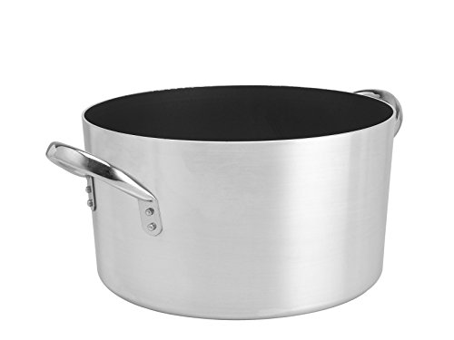 Pentole Agnelli Platinum Kasserolle Hoch aus Aluminium, mit 2 Griffen aus Edelstahl,Silber, 32 Liter Pentole Agnelli Platinum Kasserolle Hoch aus Aluminium, mit 2 Griffen aus Edelstahl,Silber, 32 Liter von Baldassare Agnelli
