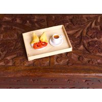 Miniatur Samosa Jalebi Chai Magnet, Handgemachtes Essen Aus Ton von AgnikaCreations