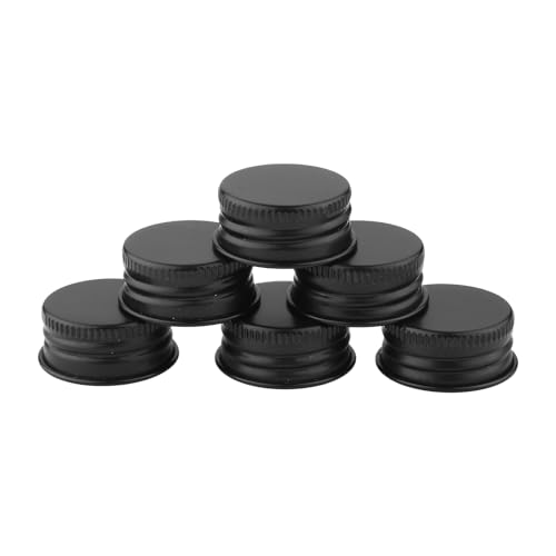 Agoky 50 Stück Schraubverschluss Aluminium Drehverschluss 24mm 28mm Gewindekappen Deckel Ersatz Verschluss Deckel für PET-Flaschen Schwarz 28MM 28mm Agoky 50 Stück Schraubverschluss Aluminium Drehverschluss 24mm 28mm Gewindekappen Deckel Ersatz Verschluss Deckel für PET-Flaschen Schwarz 28MM 28mm von Agoky