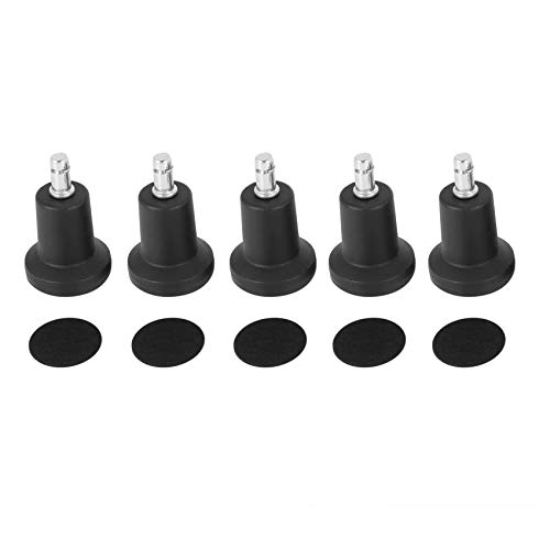 Glockengleiter für Bürostuhl, Rollen und Barhocker, stationäre Gleitrollen, 5 Stück von Agona