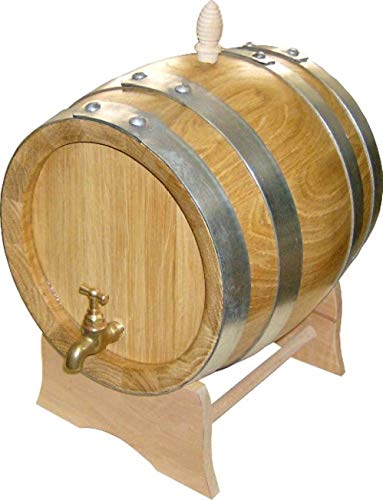 Fass aus Eiche mit 5 Liter mit dicke Lattenrost mit 2,3 cm von Agorà Botti