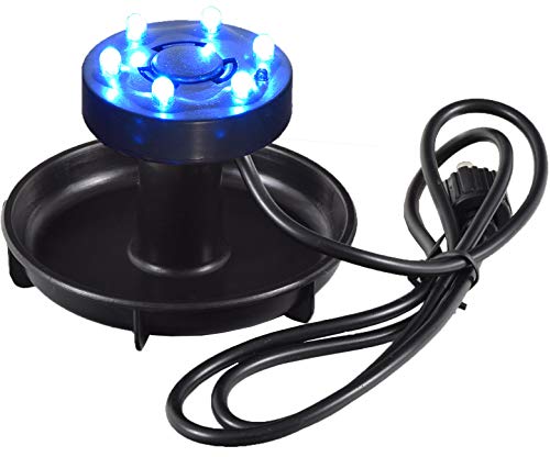 Agora-Tec® 6-Fach LED Ring für Solarteichpumpen 6V (Blau) von Agora-Tec