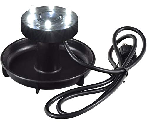 Agora-Tec® 6-Fach LED Ring für Solarteichpumpen 6V (Weiß) von Agora-Tec