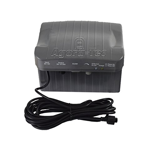 Agora-Tec® at-Steuerbox-Solar 10W-BL (ohne Akku) für Solar-Teich- und Bachlauf-Set AT-10 BL von Agora-Tec