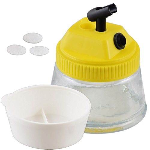 Agora-Tec® Airbrush Cleaning Pot AT-CP-01 3 in 1 reinigen und halten von Airbrushpistolen und mischen von Farben von Agora-Tec