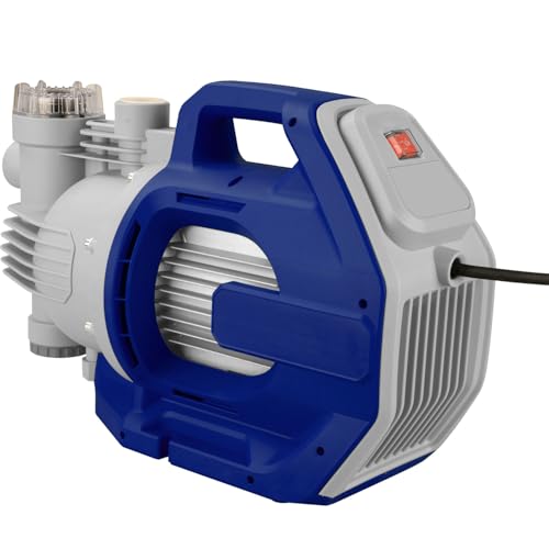 Agora-Tec® Jetpumpe 1300W, selbstansaugende Jetpumpe mit max: 5,3 bar und max: 5600l/h von Agora-Tec