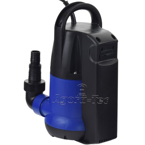 Agora-Tec® at- Tauchpumpe Clear Water 250 mit integrierten Schwimmerschalter und max: 0,6 bar und max: 6000l/h von Agora-Tec