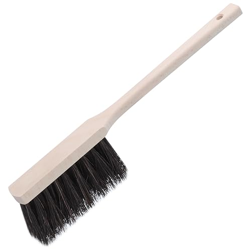 Agrarflora Langstiel Handfeger Arenga 43cm - Handbesen mit Arengaborsten - Langstielhandfeger aus Buchenholz - Industriehandfeger mit langem Stiel - Arengahandfeger Made in Germany von Agrarflora