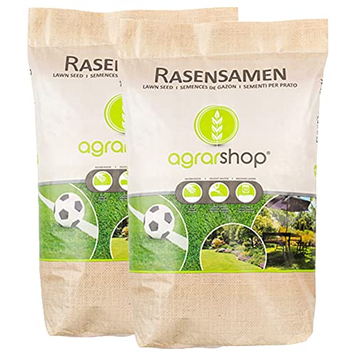 Rasensamen Trockenlage 20 kg Grassamen Trockenrasen Sportrasen Spielrasen von Agrarshop-Online