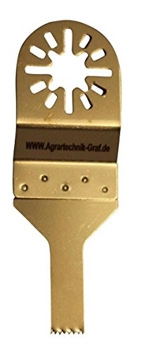 Agrartechnik-Graf Standard Sägeblatt 10 mm für Holz, Plastik und Gipskarton für Fein Multimaster von Agrartechnik-Graf