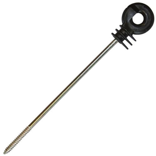 Agrarzone 10x Langstiel Ringisolator 22 cm lang - langlebiger Abstandsisolator Streckenisolator - robuste Isolatoren für Weidezaun & Elektrozaun von Agrarzone