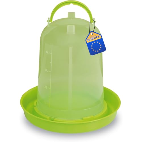 Agrarzone Hühnertränke 5 Liter grün - robuste, beheizbare Geflügeltränke mit Füllstandsanzeige - automatische Hühner Tränke Wassertränke - Hühner Zubehör Agrarzone Hühnertränke 5 Liter grün - robuste, beheizbare Geflügeltränke mit Füllstandsanzeige - automatische Hühner Tränke Wassertränke - Hühner Zubehör von Agrarzone