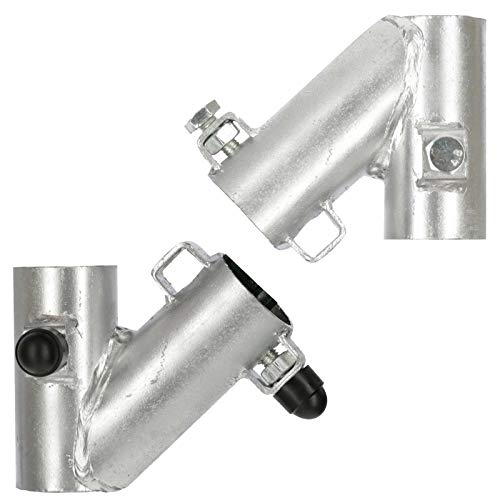 Agrarzone T-Post Zaunanfangs-Set für T-Pfosten Weidezaun Elektrozaun | Installation des Zaunanfangs mit T-Pfählen | zur diagonalen Verbindung von Weidezaunpfählen | für Zaun-Anfang, Ende & Weidetor von Agrarzone