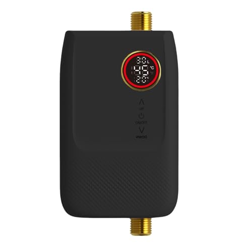Elektronischer Durchlauferhitzer, 3500 W, 220 V, Mini-Durchlauferhitzer, LED-Anzeige, elektrischer Durchlauferhitzer mit Touchscreen und Fernbedienung für RV, Küche, Badezimmer Elektronischer Durchlauferhitzer, 3500 W, 220 V, Mini-Durchlauferhitzer, LED-Anzeige, elektrischer Durchlauferhitzer mit Touchscreen und Fernbedienung für RV, Küche, Badezimmer von Agrdeed