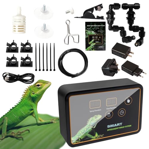 Terrarium luftbefeuchtungsanlage mit luftbefeuchtungsmessung,Luftbefeuchter Terrarium mit Timer und Sprühdüsen 360 ° Verstellbare for All Types of Reptiles and Amphibians Spray Humidification Terrarium luftbefeuchtungsanlage mit luftbefeuchtungsmessung,Luftbefeuchter Terrarium mit Timer und Sprühdüsen 360 ° Verstellbare for All Types of Reptiles and Amphibians Spray Humidification von Agrdeed