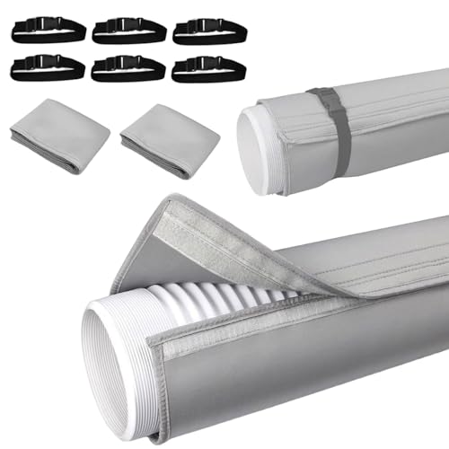 Schlauch Abdeckung Für Tragbare Klimaanlagen, 2 Stück 150X50CM isolierte Schlauchabdeckung, passend für Abluftschlauch mit einem Durchmesser von 5 Zoll Und 5.9 Zoll Schlauch Abdeckung Für Tragbare Klimaanlagen, 2 Stück 150X50CM isolierte Schlauchabdeckung, passend für Abluftschlauch mit einem Durchmesser von 5 Zoll Und 5.9 Zoll von Agrdeed