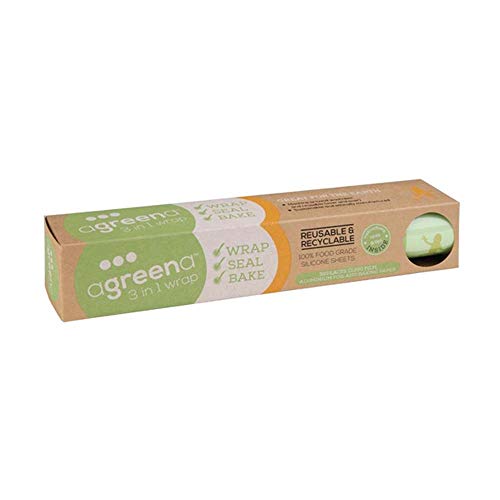 Agreena FD935 3-in-1 wiederverwendbare Lebensmittelverpackungen, 450 mm x 300 mm x 1 mm, Grün, 2 Stück von Microplane