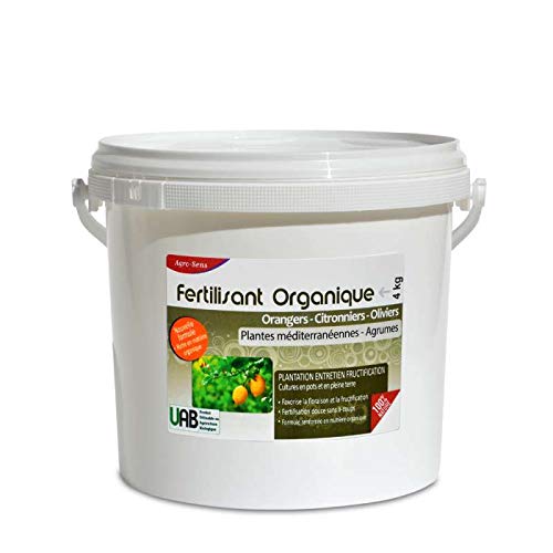 AGRO Sinne Dünger Bio Zitrusfrüchte Orangenbäumen, Zitronenbäume und Olivenbäume – 4 kg ag-agru4 von Agro Sens
