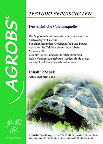 Agrobs Sepiaschalen f. Landschildkröten (2St.) von Agrobs