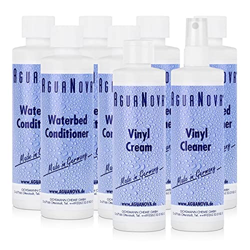 8 tlg. Set 6 x Agua Nova Konditionierer 125 ml, 1 x Agua Nova Reiniger, 1 x Agua Nova Creme von Aguanova