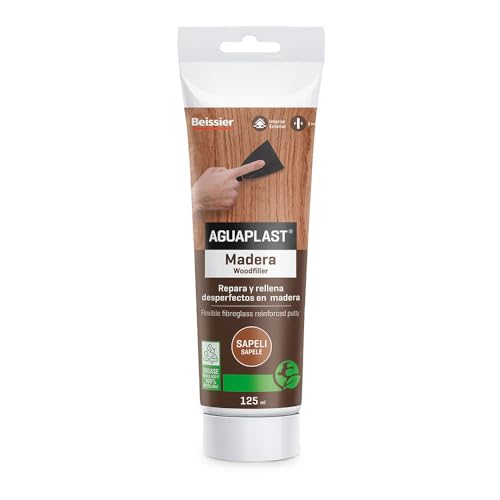 Aguaplast – Spachtelmasse Reparieren Holz Sapeli Aguaplast 125 ml von Aguaplast