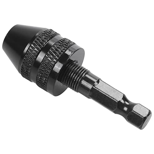 Agwuoetr 0.3-3.6mm Keyless Bohrfutter Schraubendreher Schlagschrauber Adapter 1/4 "Schaft Schwarz Drill von Agwuoetr