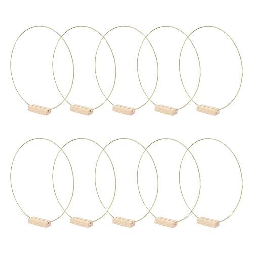 Agwuoetr 10 Packungen 10-Blumenaufsatz Aus Metall mit 10 Packungen Tischkartenhalter Aus, Goldfarbene Aufsatzaufsätze für Den Tisch, Langlebig, Einfach zu Verwend Agwuoetr 10 Packungen 10-Blumenaufsatz Aus Metall mit 10 Packungen Tischkartenhalter Aus, Goldfarbene Aufsatzaufsätze für Den Tisch, Langlebig, Einfach zu Verwend von Agwuoetr