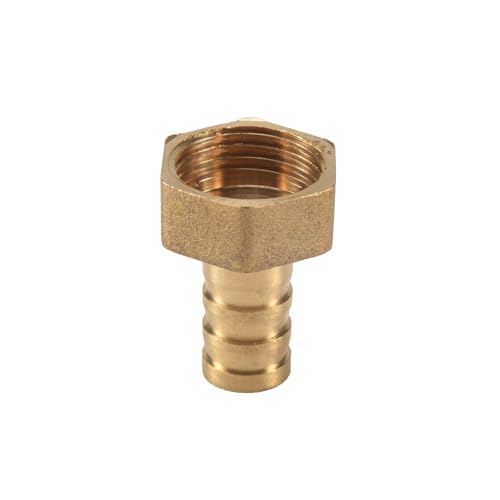 Agwuoetr 12mm Widerhaken 1 / 2BSP Innengewinde Schnell Verbinder Adapter Gold von Agwuoetr