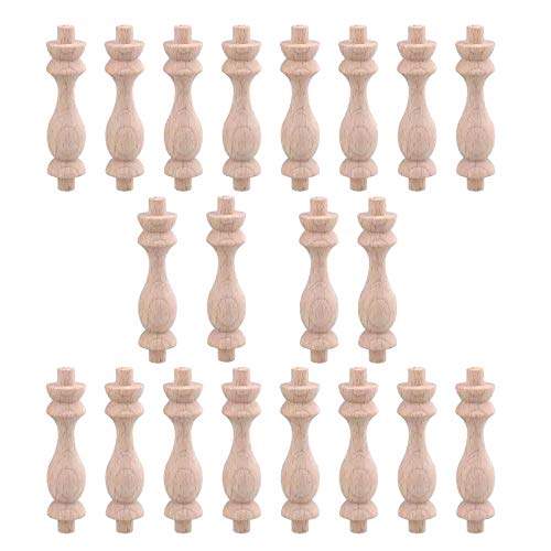 Agwuoetr 20 StüCk 7.6X1.8Cm Buche Unbemalt Unfertiges Spindeln Baluster für Hause Restaurant Reparatur Dekoration Agwuoetr 20 StüCk 7.6X1.8Cm Buche Unbemalt Unfertiges Spindeln Baluster für Hause Restaurant Reparatur Dekoration von Agwuoetr