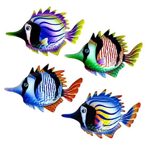 Agwuoetr 4 StüCke Metall Fisch Garten Wand Kunst BüRo Veranda Schlafzimmer Balkon HäNgende Ornamente Drinnen DraußEn Agwuoetr 4 StüCke Metall Fisch Garten Wand Kunst BüRo Veranda Schlafzimmer Balkon HäNgende Ornamente Drinnen DraußEn von Agwuoetr