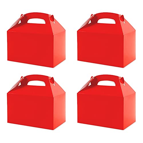 Agwuoetr 50 Stück Süßigkeitenschachteln, Partygeschenke mit, Papierkekse, Geschenktüten, Giebelschachteln, Rot Agwuoetr 50 Stück Süßigkeitenschachteln, Partygeschenke mit, Papierkekse, Geschenktüten, Giebelschachteln, Rot von Agwuoetr