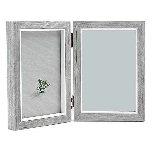 Agwuoetr Doppelter Bilderrahmen 4X6 Rustikale Graue Fotorahmen Klappbare Holzfalte, Hochzeitsgeschenke, Geschenk zum Vatertag der Mutter Agwuoetr Doppelter Bilderrahmen 4X6 Rustikale Graue Fotorahmen Klappbare Holzfalte, Hochzeitsgeschenke, Geschenk zum Vatertag der Mutter von Agwuoetr